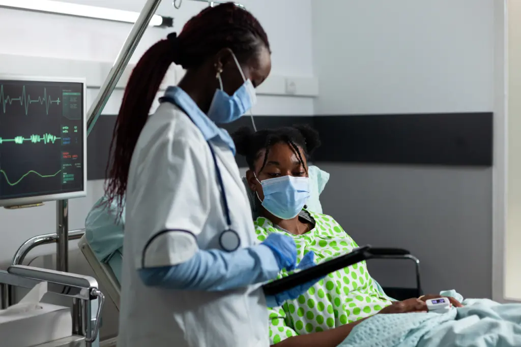 Health practioner and a patient at Elite Complete Care LLC